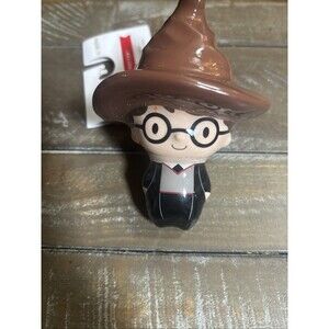 New 3.5” Harry Potter In Sorting Hat Decoupage Christmas Ornament Hallmark 2022